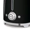 Smeg - TSF02 Skrudintuvas 4 riekėms - Juodas/lakuotas/PxAxG 41x20,8x21,5 cm/6 skrudinimo lygiai/1500 W