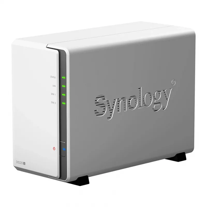 Synology Disk Station DS220j - NAS serveris - 2 skyriai