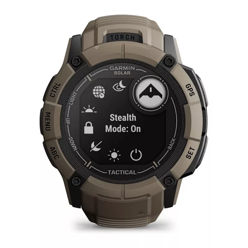 Garmin Instinct 2X Solar Tactical Edition 2,79 cm (1,1) MIP 50 mm Skaitmeninis 176 x 176 pikselių Liečiamas ekranas Žalias GPS (palydovas)