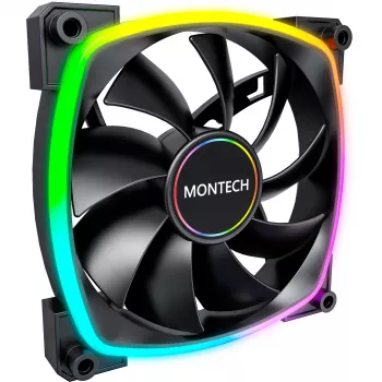 Ventiliatorius Montech AX140 PWM 14 cm juodas 540-1760 RPM