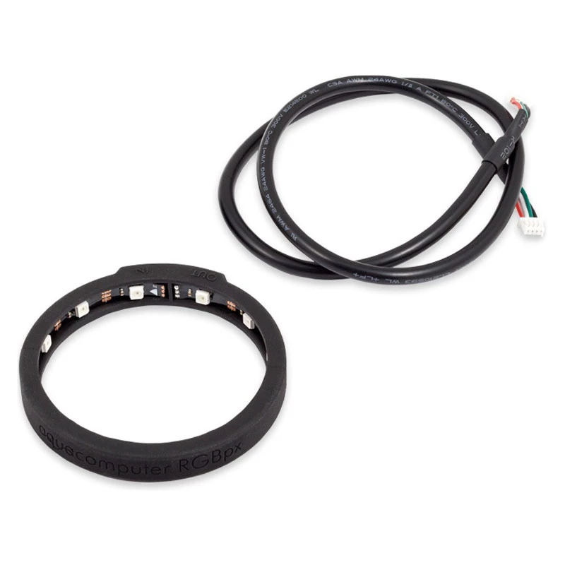 aqua computer RGBpx LED žiedas 60 mm rezervuarui, 12 adresuojamų šviesos diodų