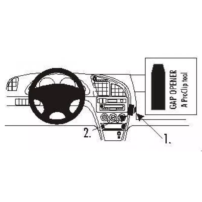 Brodit 852512 automobilinis laikiklis