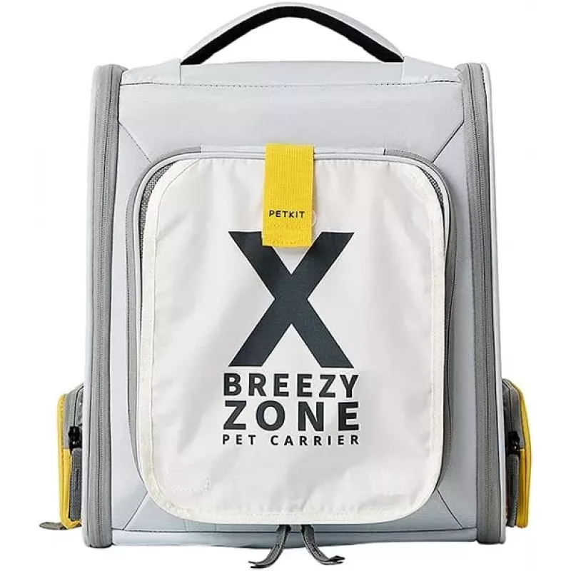 PETKIT Breezy xZone nešiojama kuprinė katėms - pilka