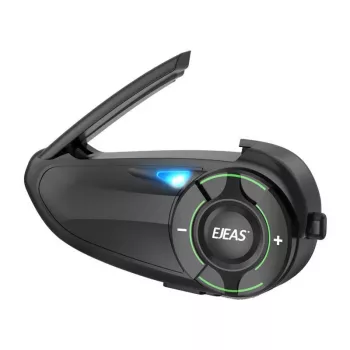 Motociklo domofonas EJEAS Q8 Bluetooth šalmo komunikatorius ilgo nuotolio domofonas
