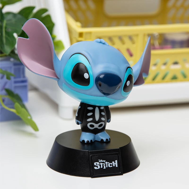 Stalinė lempa Paladone Stitch Skeleton Icon Light – personažo naktinė lemputė