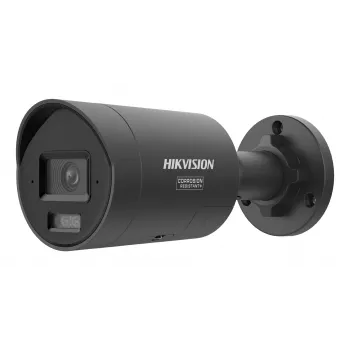 IP kulkos kamera Hikvision Pro Series ColorVu 8 MP išmanioji hibridinė šviesa fiksuota mini, 1/1,8 col. CMOS, 108,8°x56,4°, sieninis laikiklis, juoda