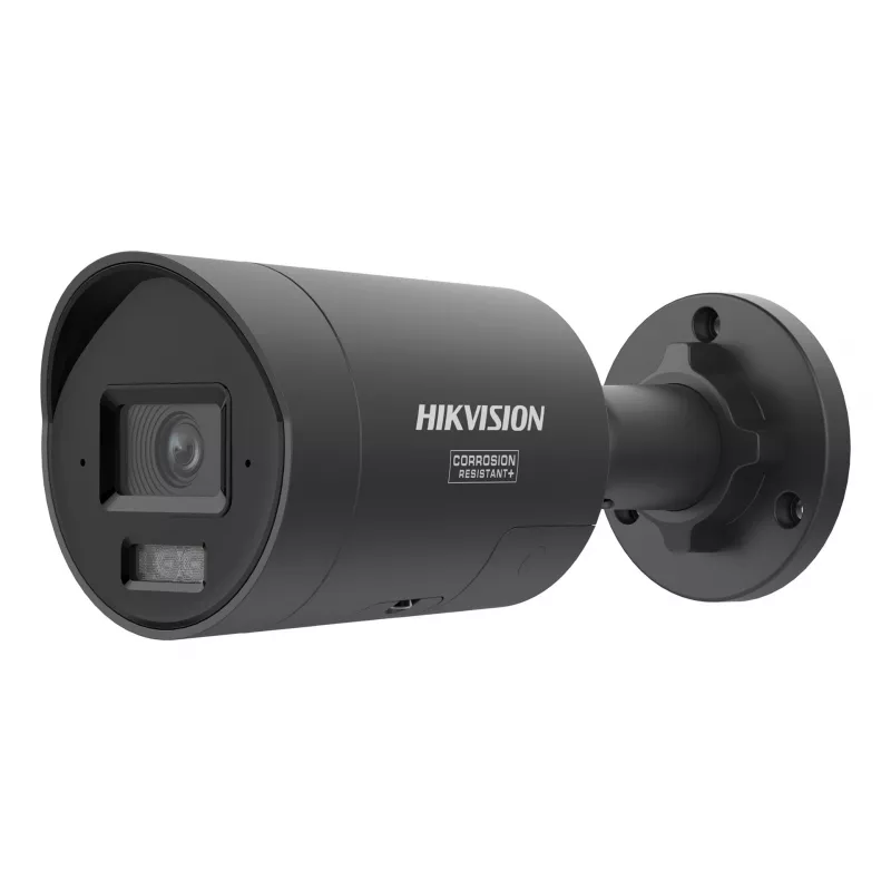 IP kulkos kamera Hikvision Pro Series ColorVu 8 MP išmanioji hibridinė šviesa fiksuota mini, 1/1,8 col. CMOS, 108,8°x56,4°, sieninis laikiklis, juoda