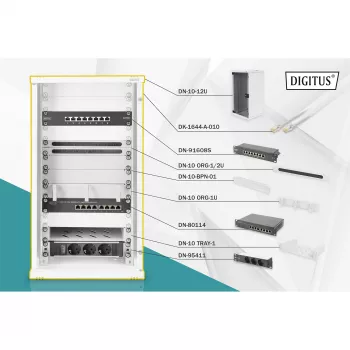 Sieninis stovas Digitus DN-10-SET-3
