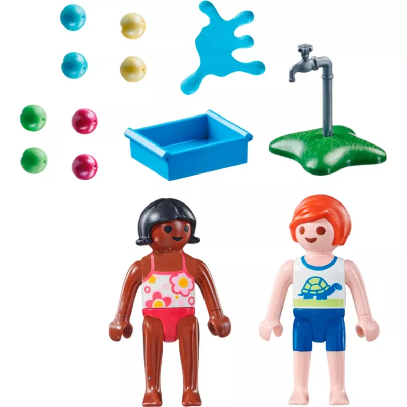 Playmobil 71166 Special Plus vaikai su vandens balionais