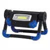 Darbo šviestuvas RealPower 463617 prožektorius, LED 10 W, 2 lemputės, baterija AA, IPX2, juodas