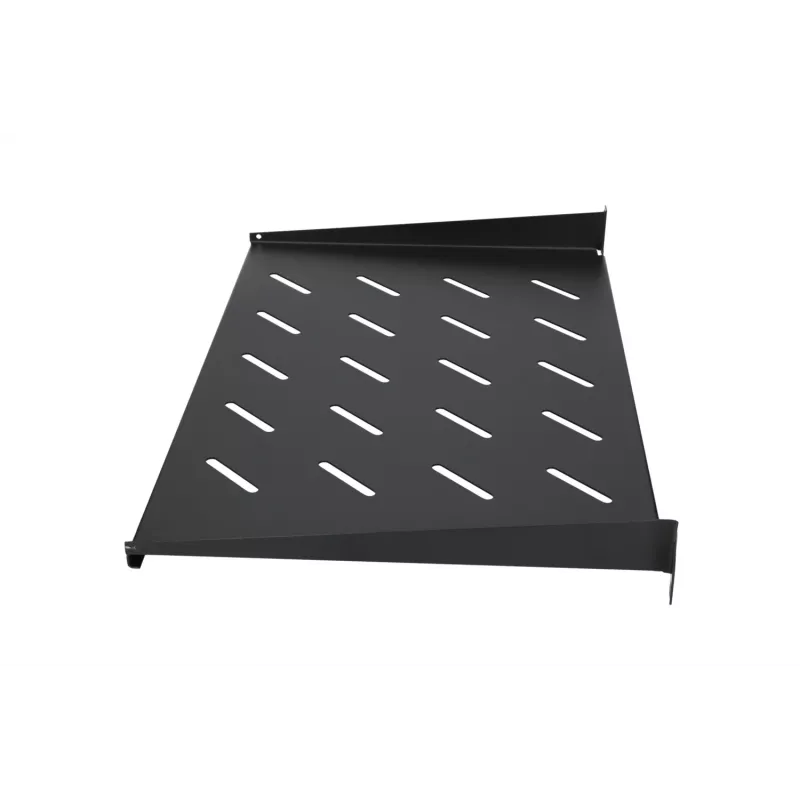 Rack shelf Extralink SHELF 1U for 19 inch wall cabinets, 1U, 300 mm, Juoda, metal