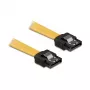 SATA laidas DeLOCK 82476 0,2 m geltonas
