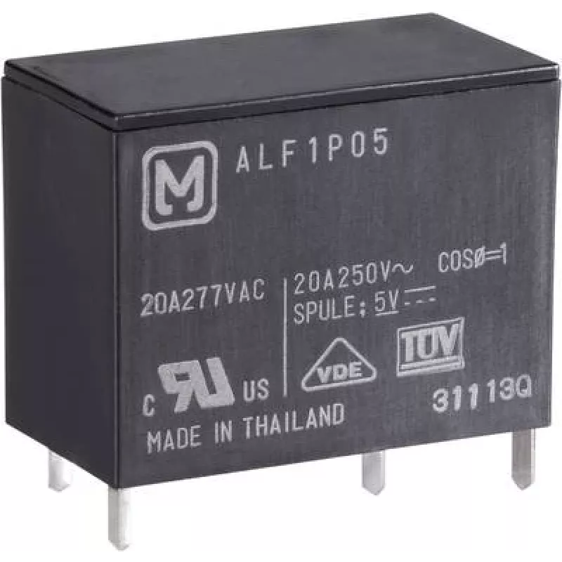 Panasonic plokštinė relė 12 V/DC 25 A 1 normaliai atviras kontaktas ALF1P12 1 vnt. (ALF1P12)