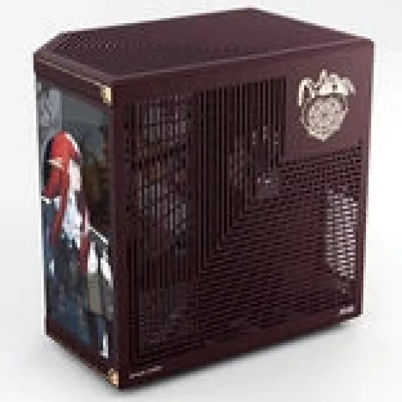 HYTE PC korpusas Y70 Metaphor ReFantazio (Midi-Tower, E-ATX, grūdintas stiklas, dviejų kamerų, PCIe 4.0 pakėlimo plokštė, balta/įvairiaspalvė)
