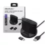 Universalus išmaniųjų kortelių skaitytuvas Qoltec 50632 USB 2.0 juodas 1m laidas