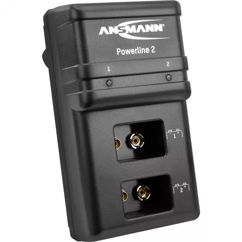 ANSMANN POWERline 2 - akumuliatorių įkroviklis - 2x9V (5107043)