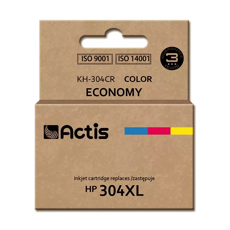 Actis KH-304CR rašalas (pakaitalas HP 304XL N9K07AE; Premium; 18 ml; spalvotas)
