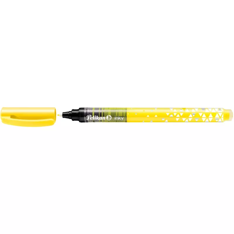 Rašiklis Pelikan inky neon geltonas 10 vnt.