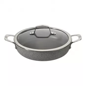 Keptuvė Ballarini Salina Granitium, gili su 2 rankenomis, granitas, 28 cm 75002-810-0