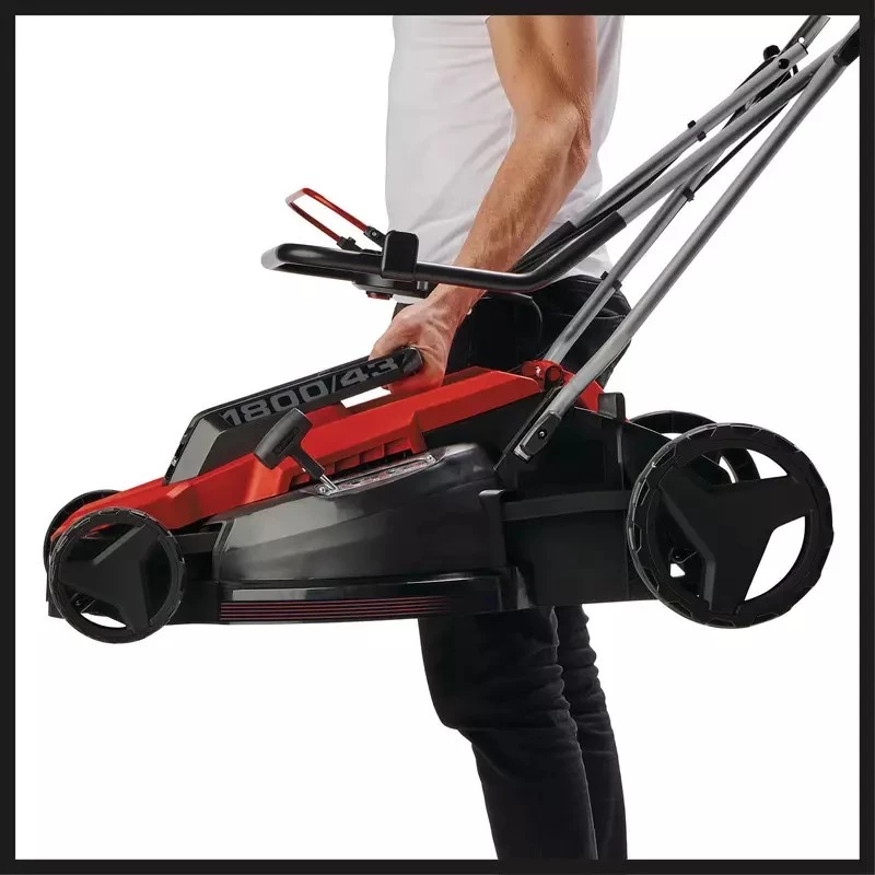 Elektrinė vejapjovė EINHELL GC-EM 1800/43 — 1800 W, 43 cm pjovimo plotis, laidinė