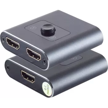 HDMI jungiklis ShiverPeaks 05-02010 2x1 dvikryptis 4K2K