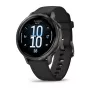 Garmin Venu 4 3,05 cm (1,2 colio) AMOLED 41 mm Skaitmeninis 390 x 390 pikselių Liečiamas ekranas Juodas Wi-Fi GPS (palydovas)