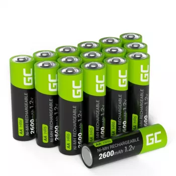 Ni-Mh akumuliatoriai AA R6 2600mAh x16