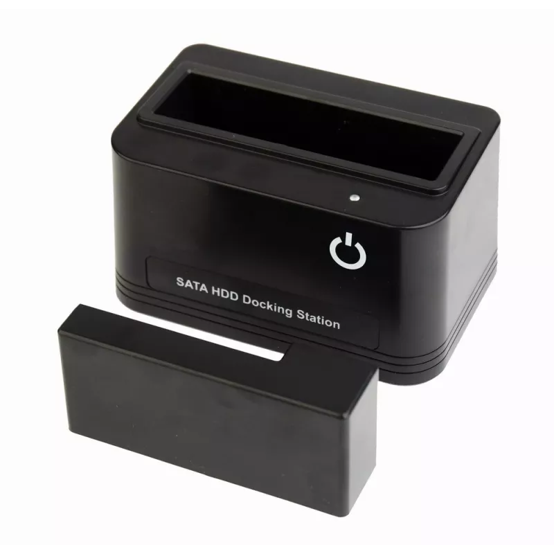 Gembird HD32-U2S-5 dokinė stotelė 2,5 ir 3,5 colio diskams USB 2.0 Type-A juoda