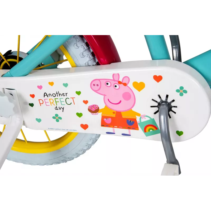 Vaikiškas dviratis Toimsa TOI1698 16 colių su Peppa Pig grafika, tinka 3–6 metų amžiui