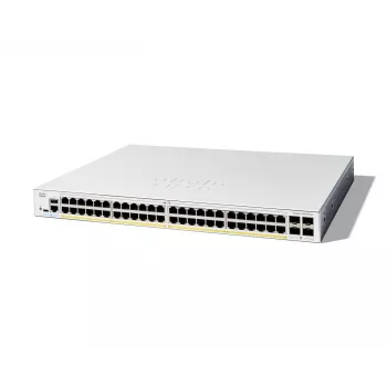 Valdomas komutatorius Cisco Catalyst 1300-48P-4G 48 prievadų GE PoE 4x1GE SFP