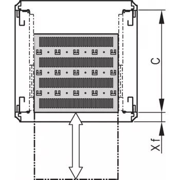 Schroff Lentyna TELE.191U 500D RAL7035 (22130342)