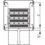 Schroff Lentyna TELE.191U 500D RAL7035 (22130342)