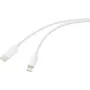 Renkforce USB kabelis USB 2.0 USB-C kištukas Apple Lightning kištukas baltas (RF-6857550)