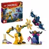 LEGO NINJAGO Arin mūšio mecha veiksmo figūrėlė, ninja žaislas berniukams, mergaitėms ir vaikams nuo 4 metų, Dragons Rising rinkinys su Arin minifigūrėle ir mini Kata