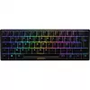 Sharkoon SGK50 S4 klaviatūra žaidimams USB AZERTY prancūziška juoda 60% RGB LED