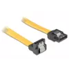 SATA laidas DeLOCK 82479 0,5 m geltonas