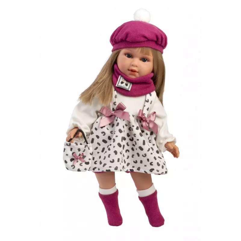 Lėlė Llorens Carla 40 cm — realistiniai bruožai, minkštas kūnas