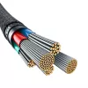 Baseus Unbreakable USB C į iP kabelis 2 m 20 W Juodas