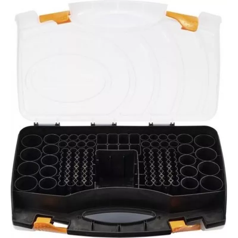 Voltcraft GD BSB01 baterijų dėžutė 180x Micro AAA Mignon AA Baby C Mono D 9 V blokas (VC-16575285)