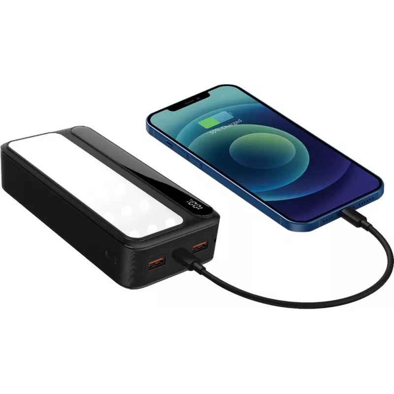 Nešiojama išorinė baterija P20 LCDPD LAMP 20000 mAh