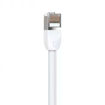 Ethernet komutacinis kabelis UBIQUITI UACC-CABLE-PATCH-OUTDOOR-1M-W Cat5e RJ-45 į RJ-45, 1 m, baltas, S/UTP, TPE apvalkalas
