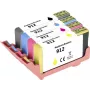 Renkforce rašalo rinkinys, pakeičiantis HP 912 (6ZC74AE), suderinamas rinkinys juoda, žalsva, rausvai raudona, geltona RF-I-HP912BKCMY4PK RF-5718852 (RF-5718852)