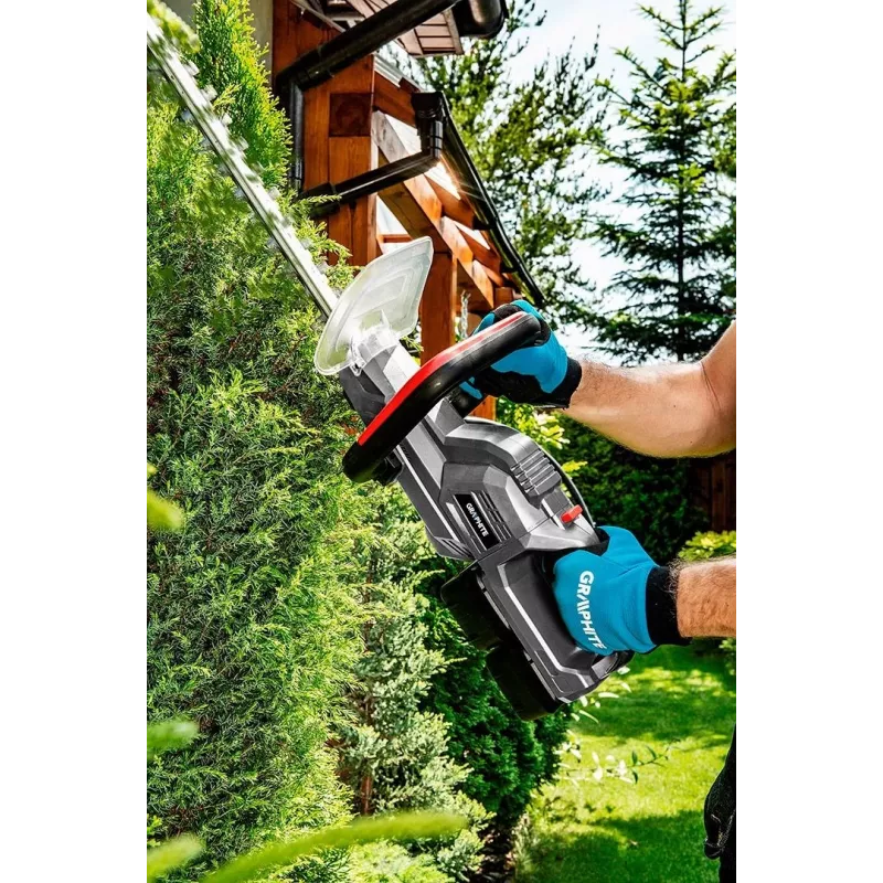 Graphite 58G042 elektrinės gyvatvorių žirklės Vienas peilis