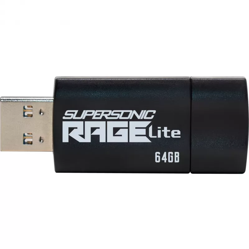 USB atmintukas PATRIOT Supersonic Rage Lite 64 GB USB Type-A 3.2 Gen 1, slankiojamas, atsparus smūgiams