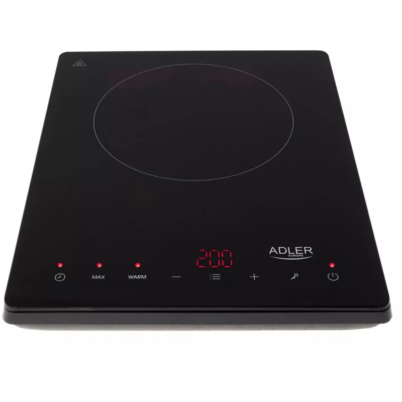 Adler AD 6513 kaitlentė, juoda, stalviršinė, 29 cm zona, indukcinė kaitlentė, 1 zona(-os)