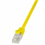 Tinklo kabelis LogiLink 1 m RJ-45 Cat5e Geltonas