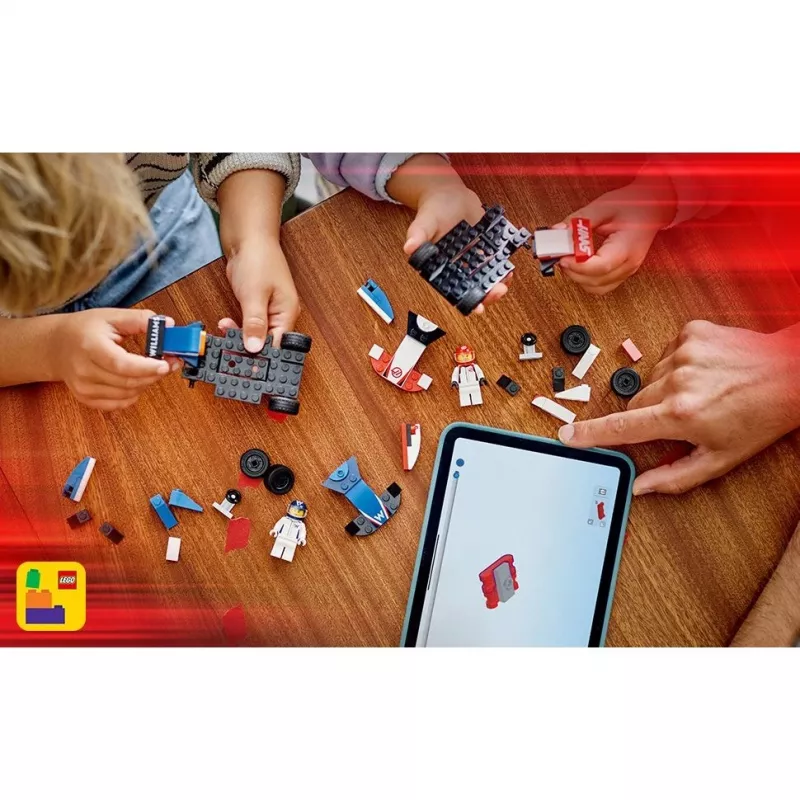 LEGO CITY 60464 F1 - Williams Racing & Haas F1 lenktyniniai automobiliai