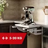 Virtuvės spintelės prailginimo mechanizmas MACLEAN MC-497 – elevatorius viršutinėms spintelėms, pakeliamas mechanizmas