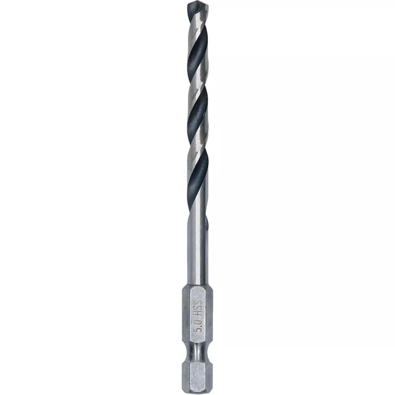 Bosch PointTeQ Hex HSS spiralinis grąžtas, 5 mm