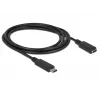 USB laidas DeLOCK 85534 USB 3.2 Gen 1 1,5 m USB C juodas